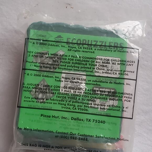 2000 Pizza Hut Play Stuff Ecopuzzlers Silvers Mountain Mix Up New in Package - Picture 2 of 2